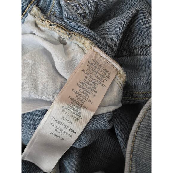 New 7 for All Mankind Size 24 Roxanne Ankle Bailey Current - Picture 6 of 10